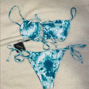 ZAFUL NWT Tie dye Bikini Set